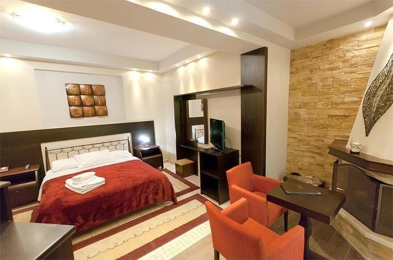 Nostos Hotel Káto Loutrákion Szoba fotó