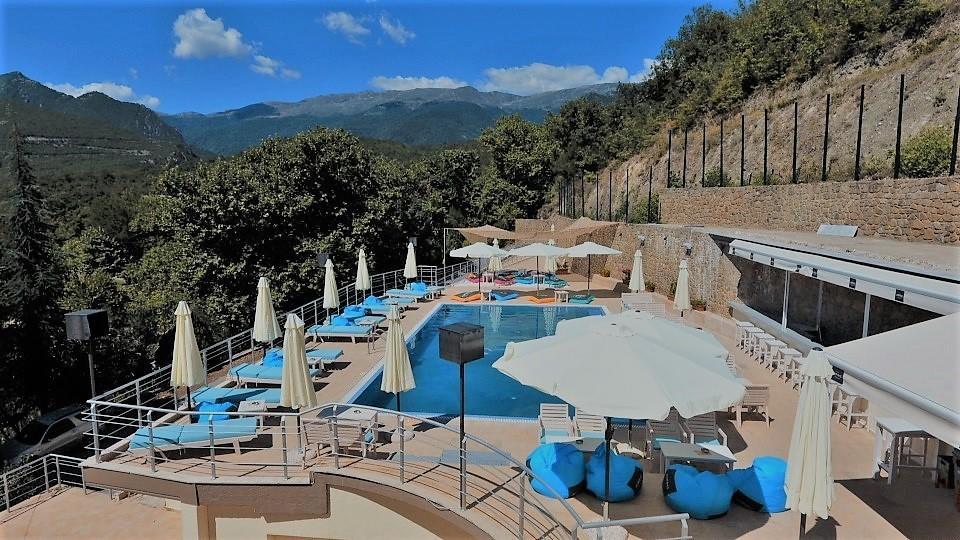 Nostos Hotel Káto Loutrákion Kültér fotó